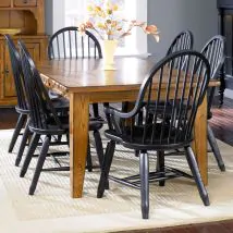 Liberty Furniture 17-DR-O7PCS Liberty Furniture 17-DR-O7PCS Treasures - 7 Piece Dining Room Set - Black