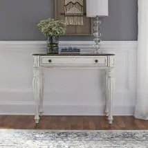 Liberty Furniture 244-AT3630 Magnolia Manor - Accent Vanity Desk/Nightstand - Antique White