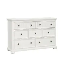 Samuel Lawrence Furniture S920-410 Savannah - 7-Drawer Dresser - White Finish
