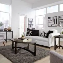 Liberty Furniture 292-OT-3PCS Cascade - 3 Piece Table Set (1 Cocktail 2 End Tables) - Wirebrush Rustic Brown