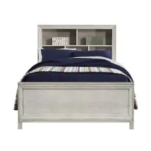Samuel Lawrence Furniture S466-BR-K3 Riverwood - Twin Bed with Bookcase Headboard