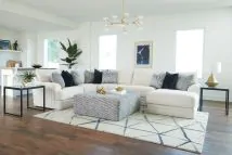 Jackson 2470/30/62/76/28-21 Polaris - 3 Piece Sectional With Comfort Coil Seating, 9 Included Accent Pillows And Included Cocktail Ottoman (Right Side Facing Chaise) - Sugar