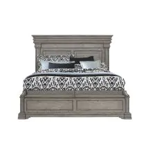Pulaski Furniture P091-BR-K6 Pulaski Furniture P091-BR-K6 Madison Ridge - California King Panel Bed With Blanket Chest Footboard - Light Oak