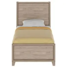 Samuel Lawrence Furniture S496-YBR-K1 River Creek - Twin Panel Bed - River Birch Brown
