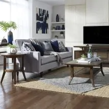 Liberty Furniture 796-OT-O3PCS Ventura Blvd - 3 Piece Table Set (1 Cocktail Table 2 Round End Tables) - Bronze Spice