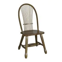 Liberty Furniture 17-C1032 Liberty Furniture 17-C1032 Treasures - Sheaf Back Side Chair - Rustic Oak / Brown