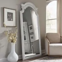 Liberty Furniture 244-ACM50 Magnolia Manor - Floor Mirror - Antique White