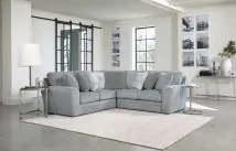Jackson 2477/62/42-28 Jackson 2477/62/42-28 Glacier - 2 Piece Sectional With 9 Included Accent Pillows - Shark