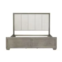 Samuel Lawrence Furniture S714-BR-K1 Andover - Queen Upholstered Panel Bed