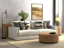 Jackson 2405/36/37-11 Trevor - 2 Piece Extra Deep Oversized Sofa - Chalk