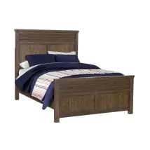 Samuel Lawrence Furniture S918-YBR-K2 Cambridge - Full Panel Bed - Brown