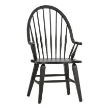 Liberty Furniture 482-C1000A Liberty Furniture 482-C1000A Hearthstone Ridge - Windsor Back Arm Chair - Tobacco & Black