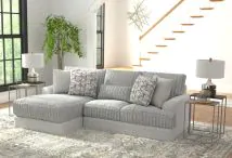 Jackson 3480/75/42-18 Jackson 3480/75/42-18 Titan - 2 Piece Sofa Chaise With Comfort Coil Seating (Left Side Facing Chaise) - Moonstruck