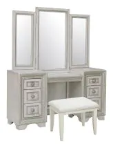 Pulaski Furniture P269-BR-K12 Pulaski Furniture P269-BR-K12 Camilla - Vanity & Mirror & Stool - Natural