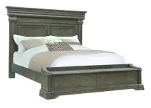 Pulaski Furniture P413-BR-K2 Pulaski Furniture P413-BR-K2 Madison Ridge - Queen Bed With Chest Footboard - Natural Bark