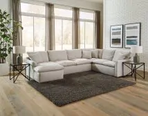 Jackson 1345/72/30/75-11 Jackson 1345/72/30/75-11 Harper - 3 Piece Sectional With LSF Chaise - Oyster