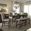 Liberty Furniture 152-B650124 Liberty Furniture 152-B650124 Double Bridge - Upholstered Counter Chair - Dark Chestnut