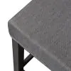 Liberty Furniture 686-OT9001 Tanners Creek - Upholstered Console Stool (Set of 3) - Dark Gray