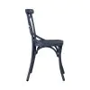Liberty Furniture 179-C3005-N Vintage Series - X Back Side Chair - Navy