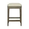 Liberty Furniture 615-OT9001 Americana Farmhouse - Upholstered Console Stool - Dusty Taupe