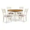 New Classic D1719-50S-BSQ New Classic D1719-50S-BSQ Cori - 5 Piece Dining Set - Bisque / Brown