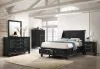 CoasterEssence 201329KE Sandy Beach - Wood Eastern King Storage Panel Bed - Black