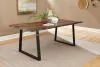 CoasterElevations 110181 Ditman - Live Edge Dining Table - Gray Sheesham