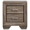 CoasterEveryday 204190Q-S5 Kauffman - Queen 5 Piece Bedroom Set - Washed Taupe