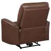 Coaster Fine Furniture 610266P Greenfield - Upholstered Power Recliner Chair - Saddle Brown