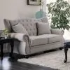Furniture of America CM6572GY-LV Ewloe - Loveseat - Light Gray