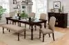 Furniture of America CM3133BN Hurdsfield - Bench - Antique Cherry / Beige