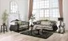 Furniture of America SM6449-LV Crespignano - Loveseat - Black / Gray