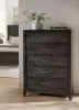 Samuel Lawrence Furniture S964-040 Lenox - 5-Drawer Chest - Black