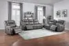 New Classic 20-2506-3NP New Classic 20-2506-3NP Enzo - 3 Piece Manual Sofa & Loveseat & Recliner - Gray