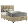 Coaster Fine Furniture 316010FB1 Wheatland - Full Headboard, Drawers & Slats, Box 1 of 2 - Light Brown