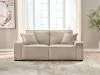 Benchcraft® 87003S1 Carceri - 2-Piece Power Reclining Sectional Loveseat - Cashmere