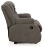 Ashley Furniture 6880486 First Base - Reclining Loveseat - Gunmetal