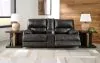 Ashley Furniture U6580118 Mountainous - Power Reclining Loveseat With Console /Adj Headrest - Eclipse