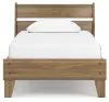 Ashley Furniture EB1866B1 Ashley Furniture EB1866B1 Deanlow - Twin Platform Panel Bed - Honey