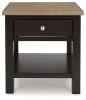 Ashley Furniture T734-3 Drazmine - Rectangular End Table - Brown