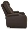 Ashley Furniture 1610413 Schooner Rocks - Power Recliner / Adj Headrest - Umber