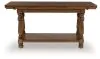 Ashley Furniture T609-4 Sturlayne - Flip Top Sofa Table - Brown