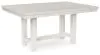 Ashley Furniture D642/45/01(2)/00/60 Robbinsdale - 7 Pc. - Rectangular Dining Room Extension Table, 4 Upholstered Side Chairs, Bench, Server - Antique White