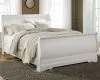 Ashley Furniture B129B4 Ashley Furniture B129B4 Anarasia - Queen Sleigh Bed - White