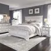 Liberty Furniture 520-BR-CPBDMCN Liberty Furniture 520-BR-CPBDMCN Abbey Park - 5 Piece Bedroom Set (California King Panel Bed, Dresser & Mirror, Chest, Nightstand) - Antique White