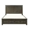 Liberty Furniture 759-BR-QSBDMC Liberty Furniture 759-BR-QSBDMC Thornwood Hills - 4 Piece Bedroom Set (Queen Storage Bed, Dresser & Mirror, Chest) - Rock Beaten Brown