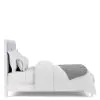 Riverside Furniture 30790-30791-30772 Rosalie - Queen Upholstered Bed - Blue / White