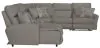 Jackson Furniture Industries 626/14/18/19/17/12-46 Jackson Furniture Industries 626/14/18/19/17/12-46 McPherson - 6 Piece Power Reclining Sectional With LSF Lay-Back Chaise And 1 Lay-Flat Reclining Seat - Beige