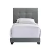 Intercon UB-BR-ADYTWN-GNM-C Intercon UB-BR-ADYTWN-GNM-C Addyson - Upholstered Twin Bed - Gunmetal
