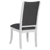Coaster Fine Furniture 109332 Judd - Upholstered Dining Side Chair (Set of 2) - Pearl White